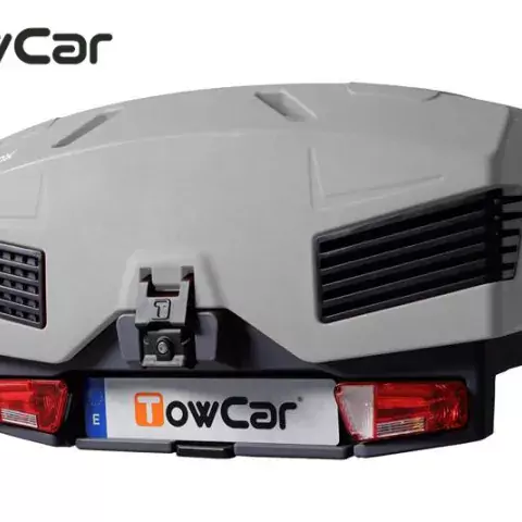 Obrázok TowCar TowBox EVO sivý, na ťažné zariadenie