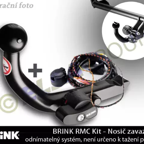 Obrázok Zariadenie pre nosiče bicyklov Volkswagen e-Up! 2019- , nosič zavazadel, BRINK